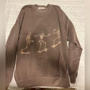 urban outfitters skeleton crewneck